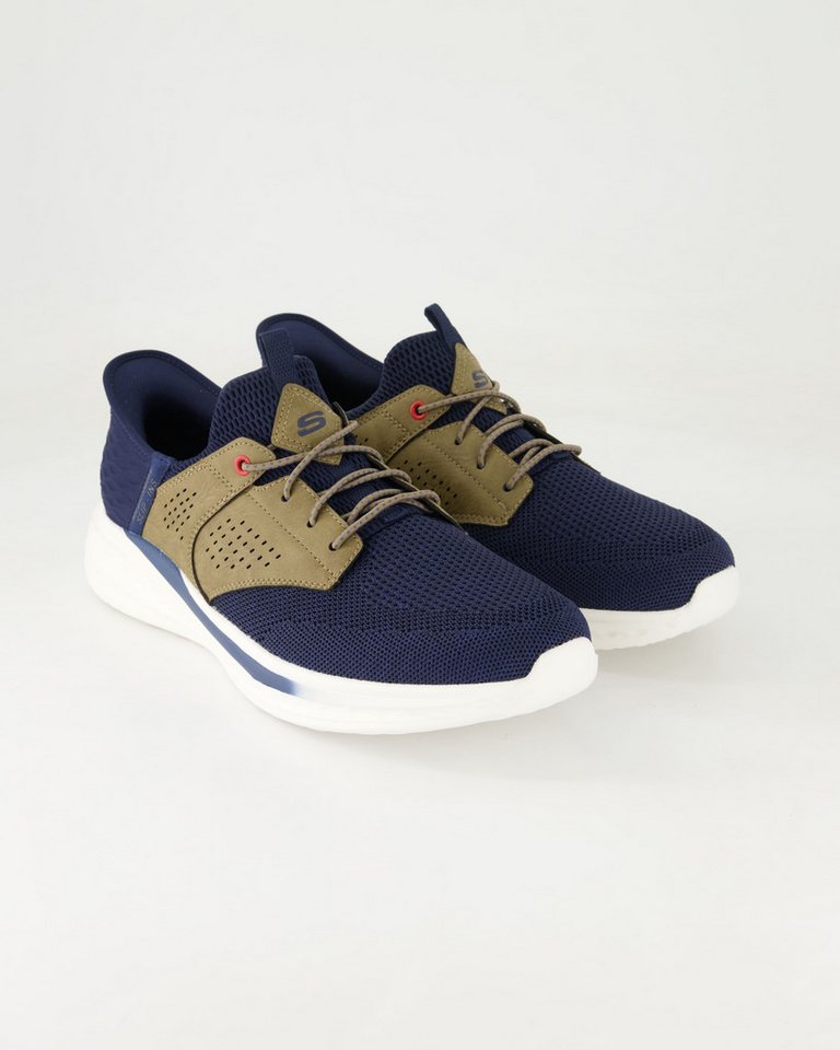 Skechers 210889 Slip-On Sneaker Obermaterial: Textil und Sonstiges Material