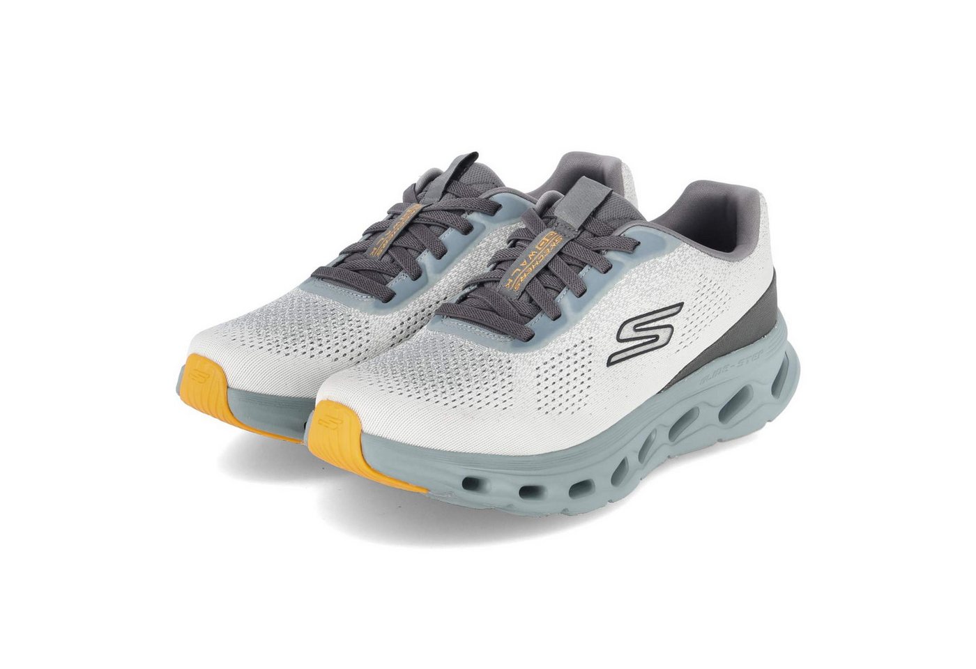 Skechers 217020 SAGE Herren Textil gruen Schnürschuh