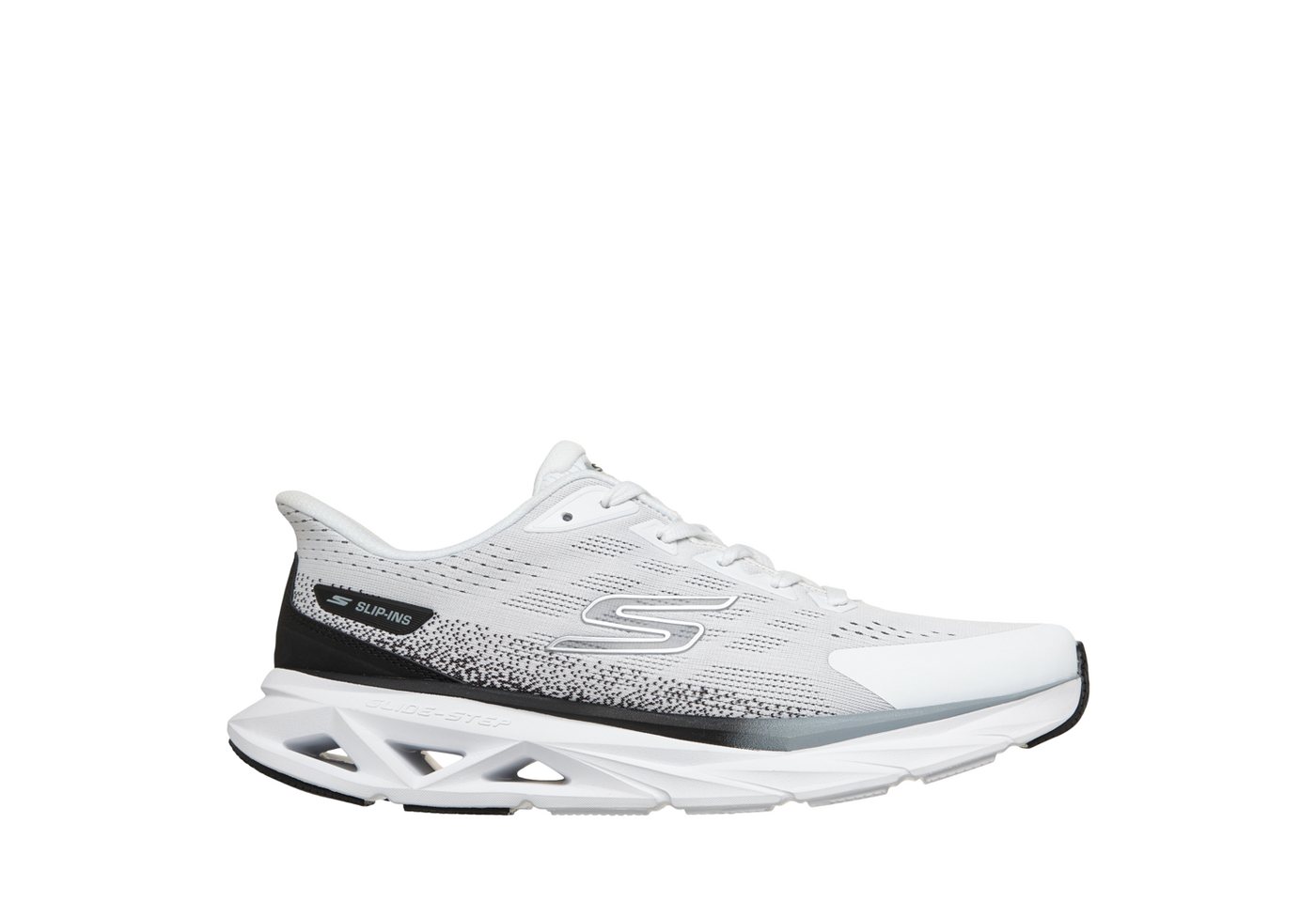 Skechers 221040 WBK GLIDE STEP, Sneaker, Weiß, Herren Sneaker