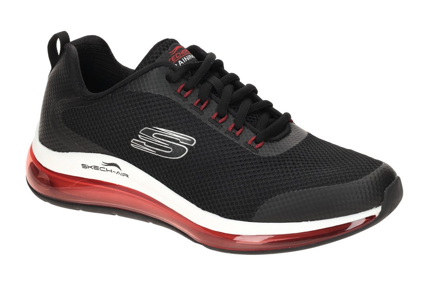 Skechers 232036 BKRD Schnürschuh