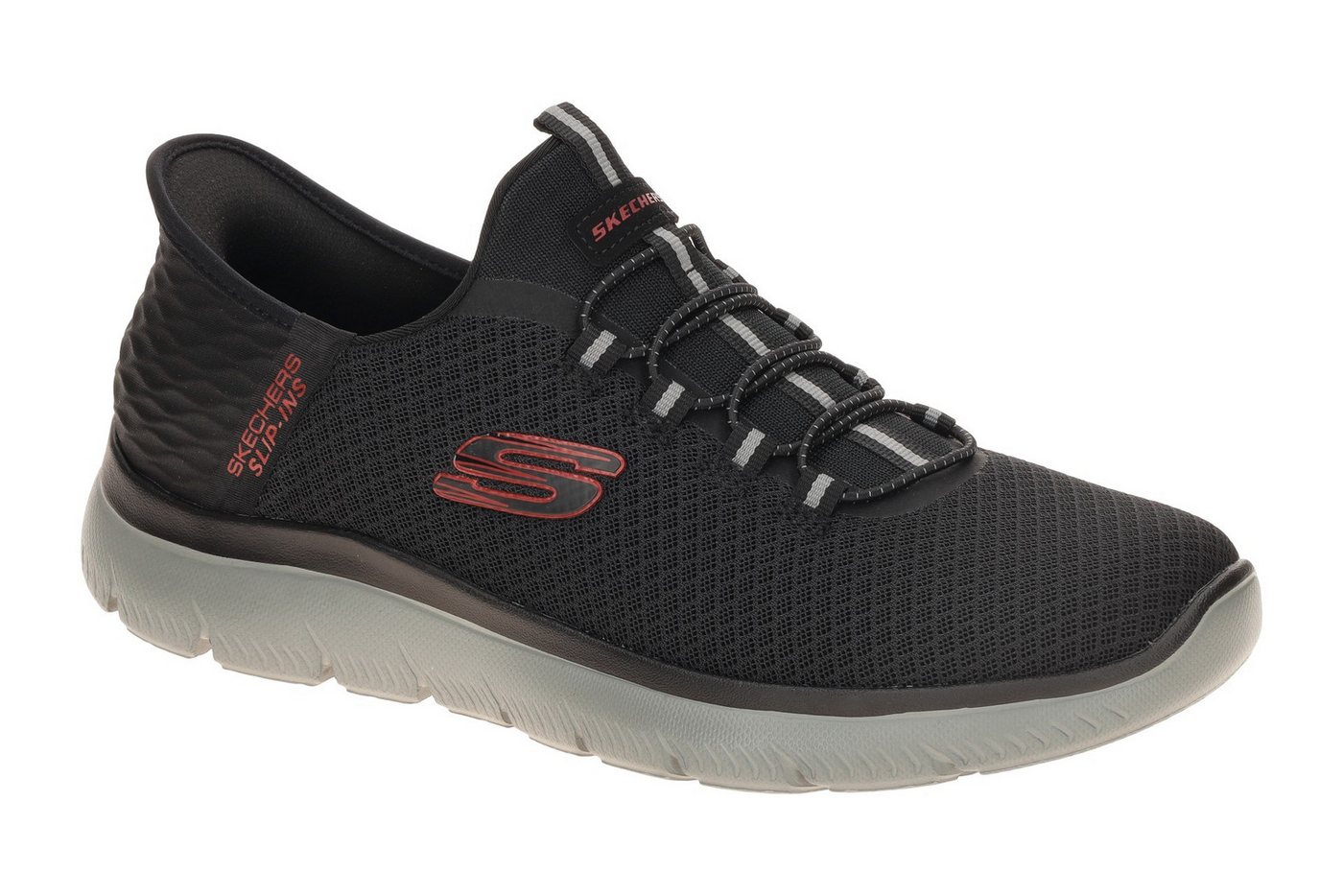Skechers 232457 BKRD Slipper