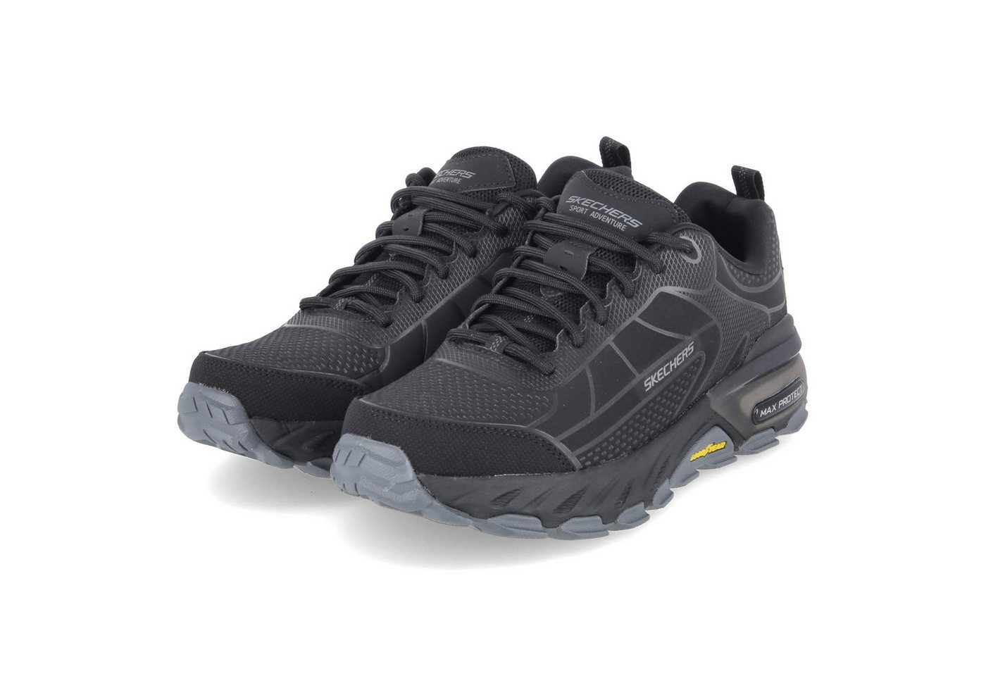 Skechers 237672 BKCC Herren Synthetik schwarz Schnürschuh