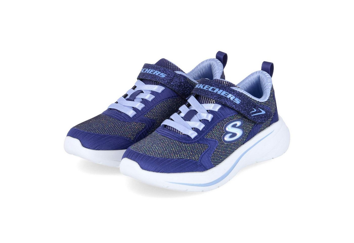 Skechers 303557L NVLB Mädchen Textil blue Slipper