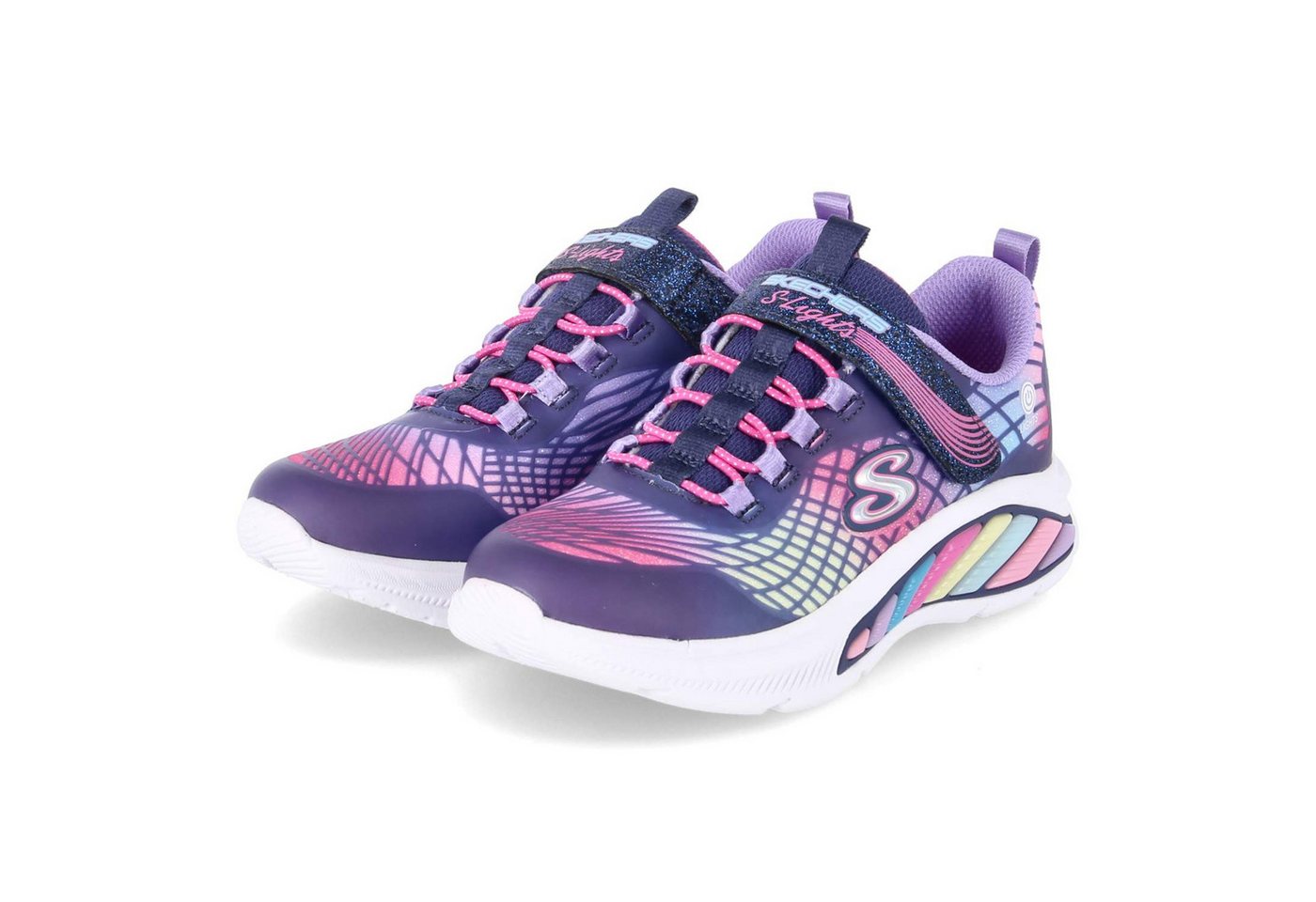 Skechers 303722L NVMT Mädchen Textil & Synthetik gruen Slipper