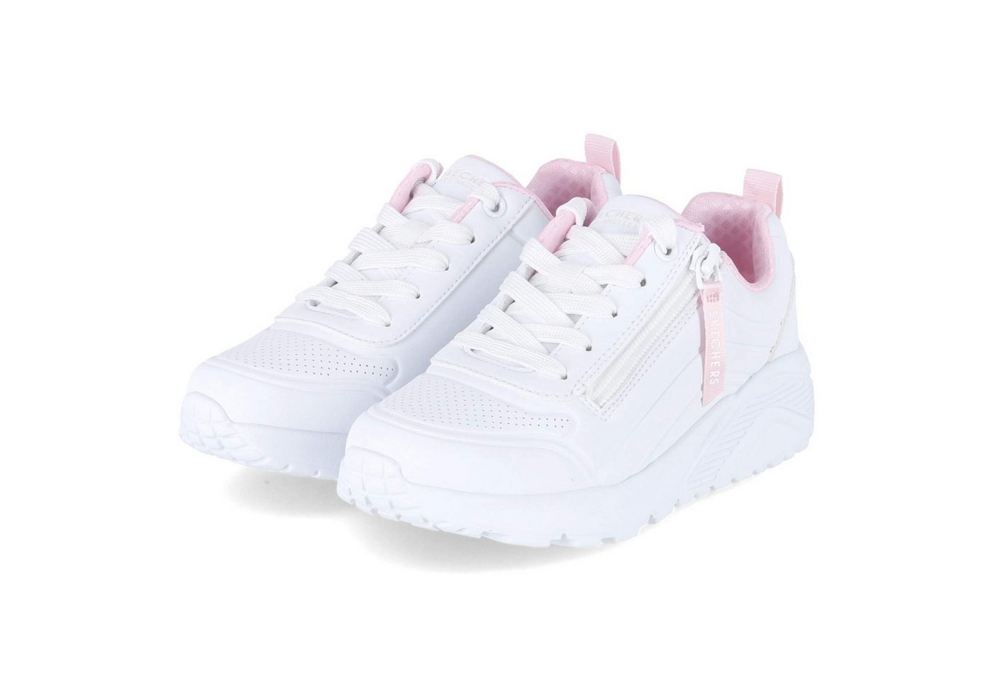 Skechers 310387L WHT Mädchen Synthetik weiss Schnürschuh