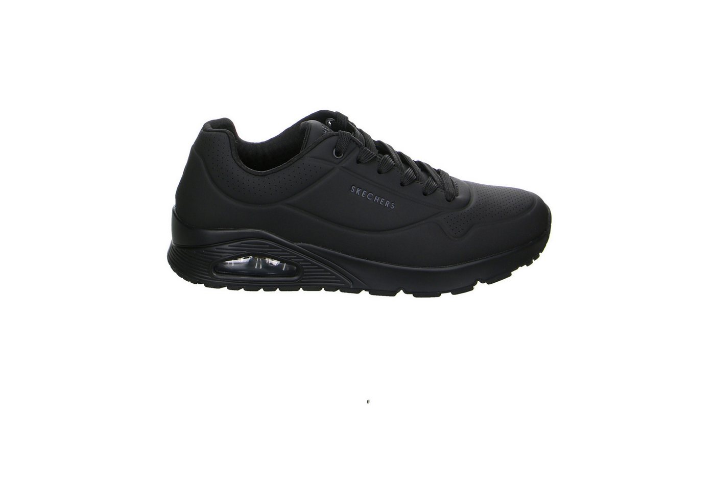 Skechers 52458 Synthetik Sneaker schwarz Schnürschuh