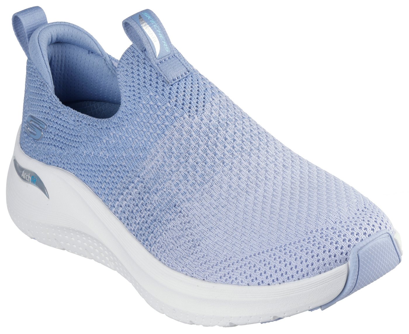Skechers ARCH FIT 2.0 Slip-On Sneaker, Slipper, Freizeitschuh mit Arch-Fit Funktion (blau)