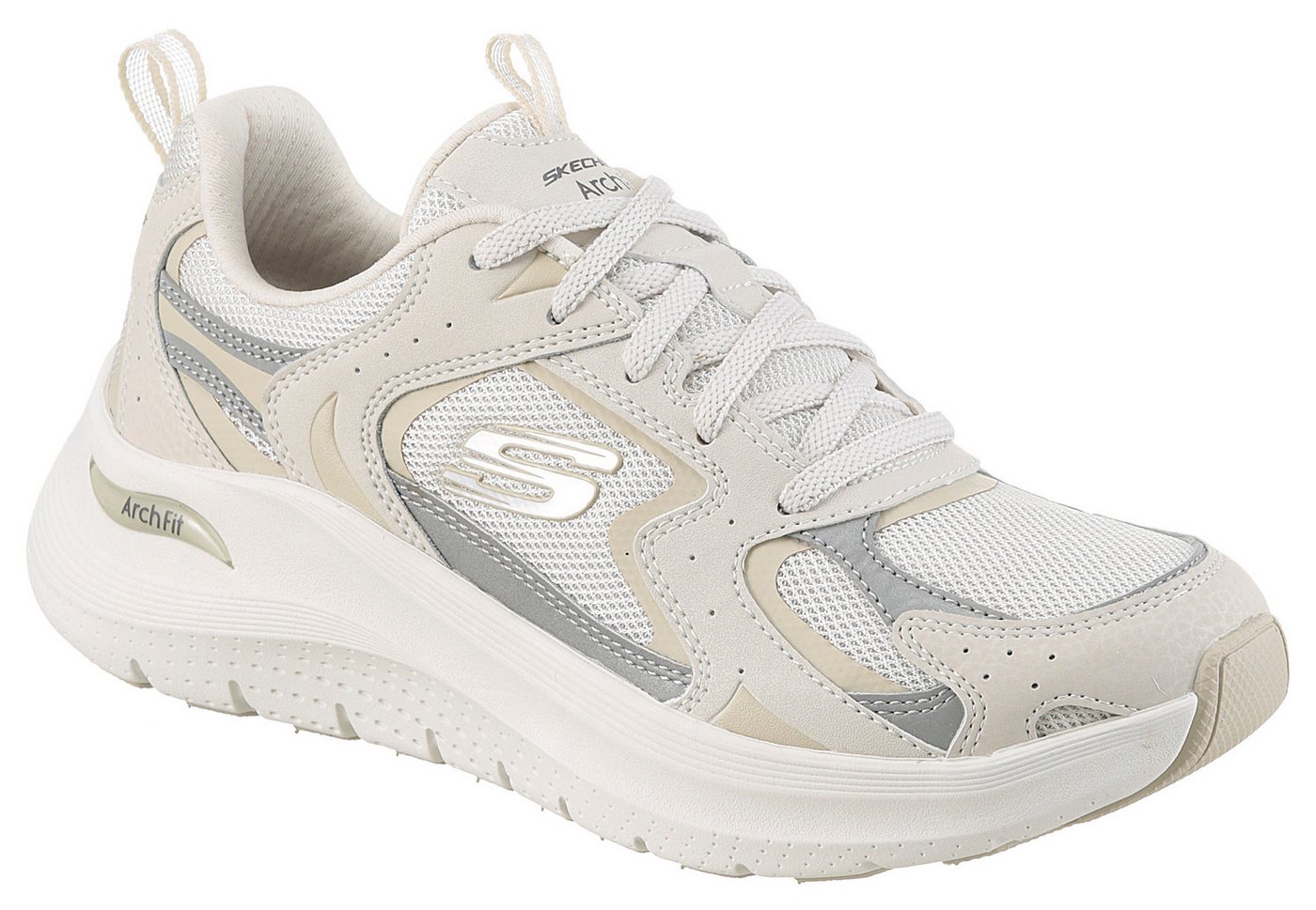 Skechers ARCH FIT 2.0 Sneaker Chunky Sneaker, Schnürschuh mit Plateau Sohle