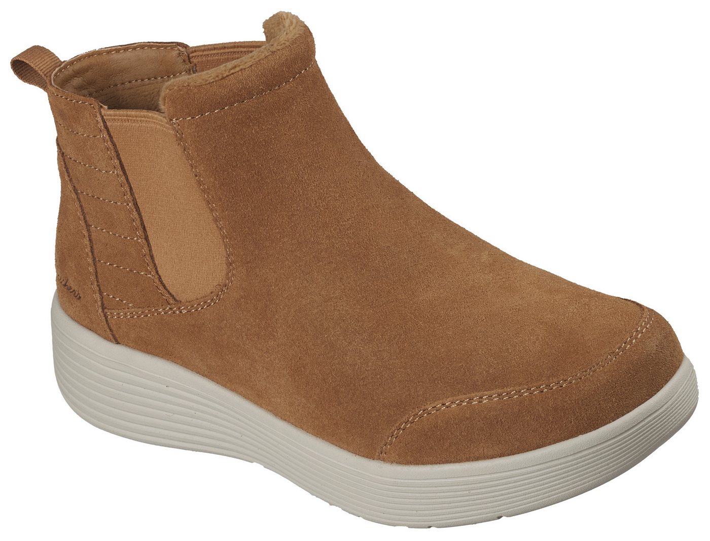 Skechers ARCH FIT LAGUNA Chelseaboots Chelseaboots, Winterboots mit bequemen Relaxed Fit (braun)