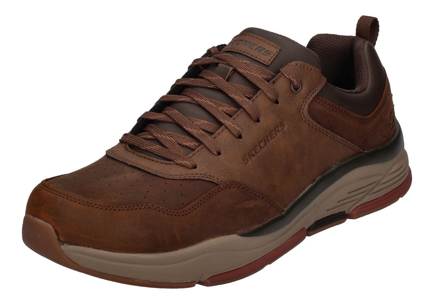 Skechers Benago Treno Sneaker Dark Brown