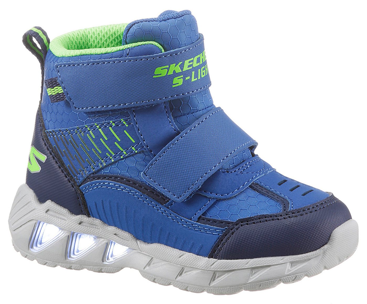 Skechers Blinkstiefel MAGNA LIGHTS Klettstiefel leicht und mit Blinkfunktion