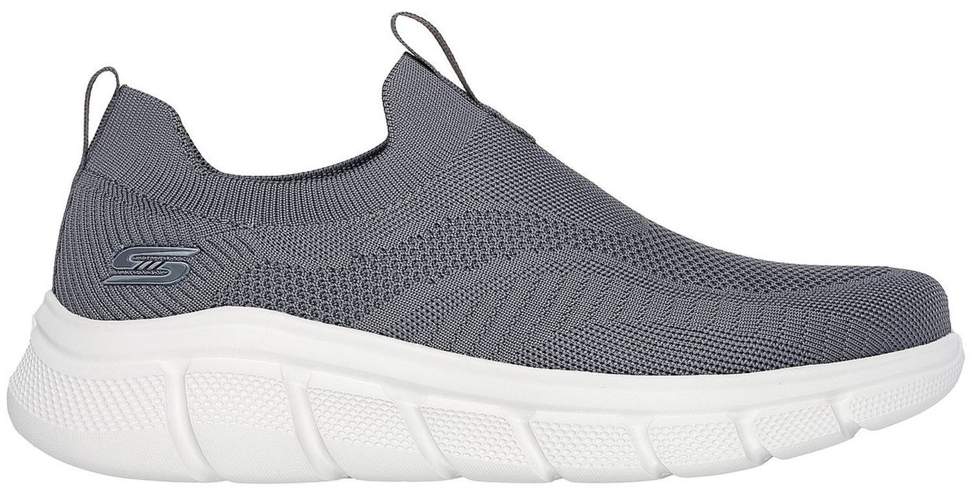 Skechers Bobs B Flex Frigid Edge Slip-On Grau DKGY Slipper