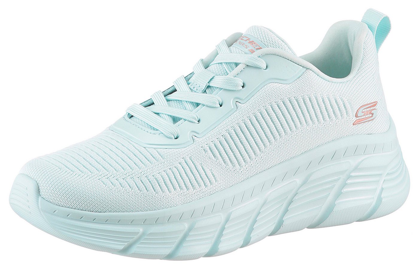 Skechers BOBS B FLEX HI-FLYING HI Sneaker, Trainingsschuh, Schnürschuh, Freizeitschuh in veganer Verarbeitung