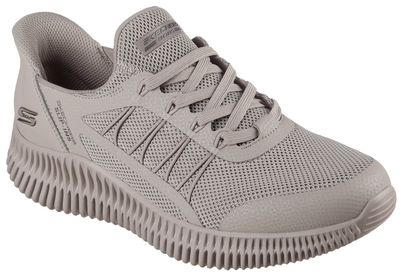 Skechers BOBS GEO LITE-FIXED EDGE Sneaker Freizeitschuh, Trainingsschuh mit Slip-ins