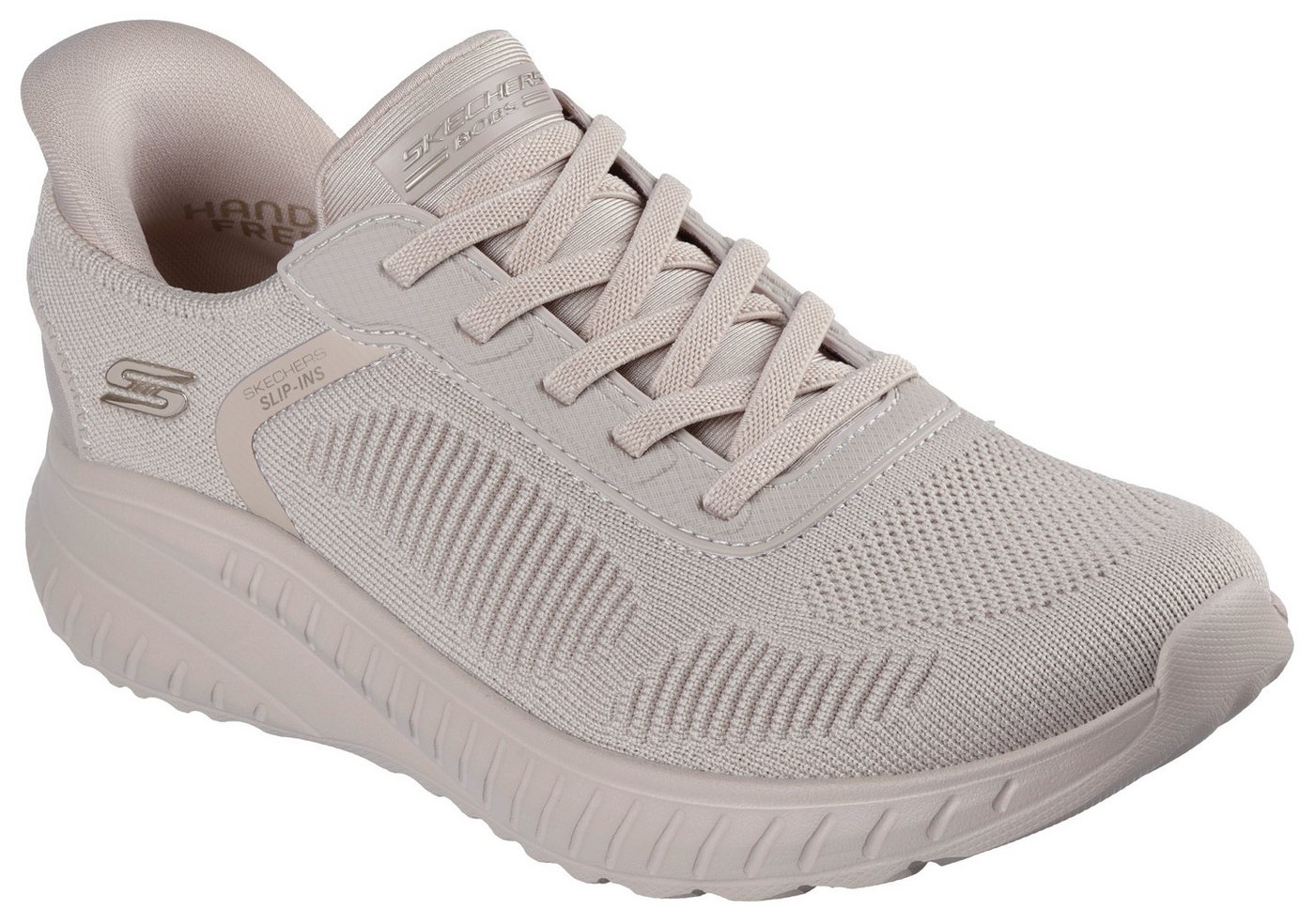 Skechers BOBS SQUAD CHAOS-CURRENT MUSE Slip-On Sneaker Freizeitschuh für Maschinenwäsche geeignet