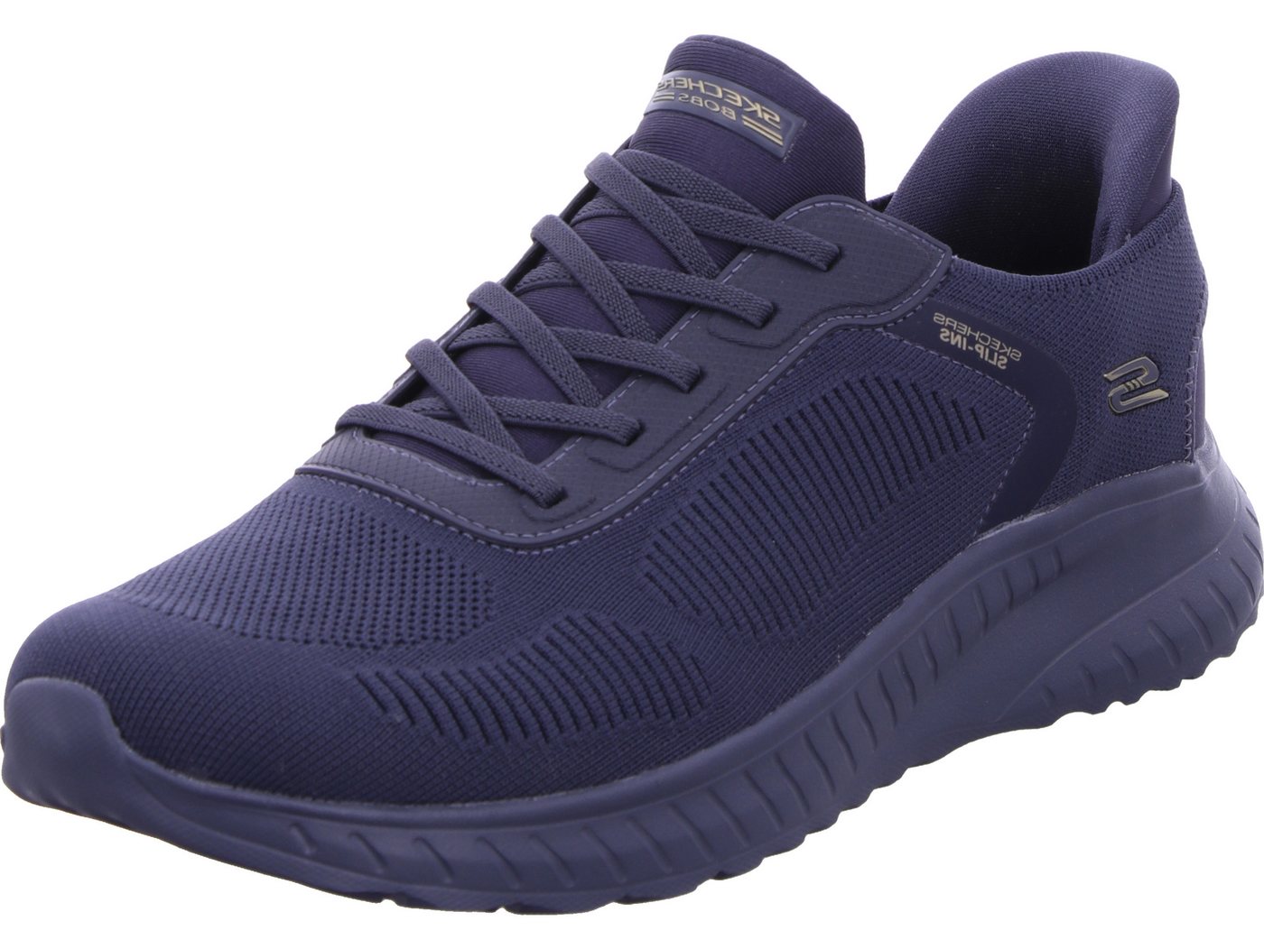 Skechers BOBS Squad Chaos-CURRENT MUSE Slip-On Sneaker Slip-ins, Maschinenwaschbar (blau)