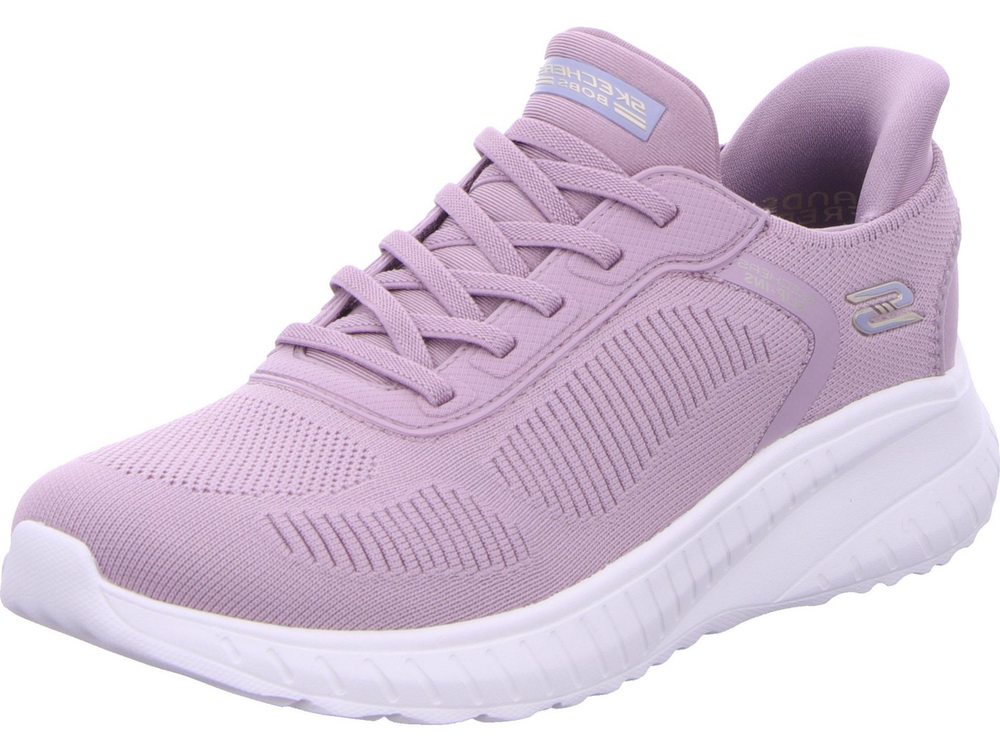 Skechers BOBS Squad Chaos-CURRENT MUSE Slip-On Sneaker Slip-ins, Maschinenwaschbar (lila)