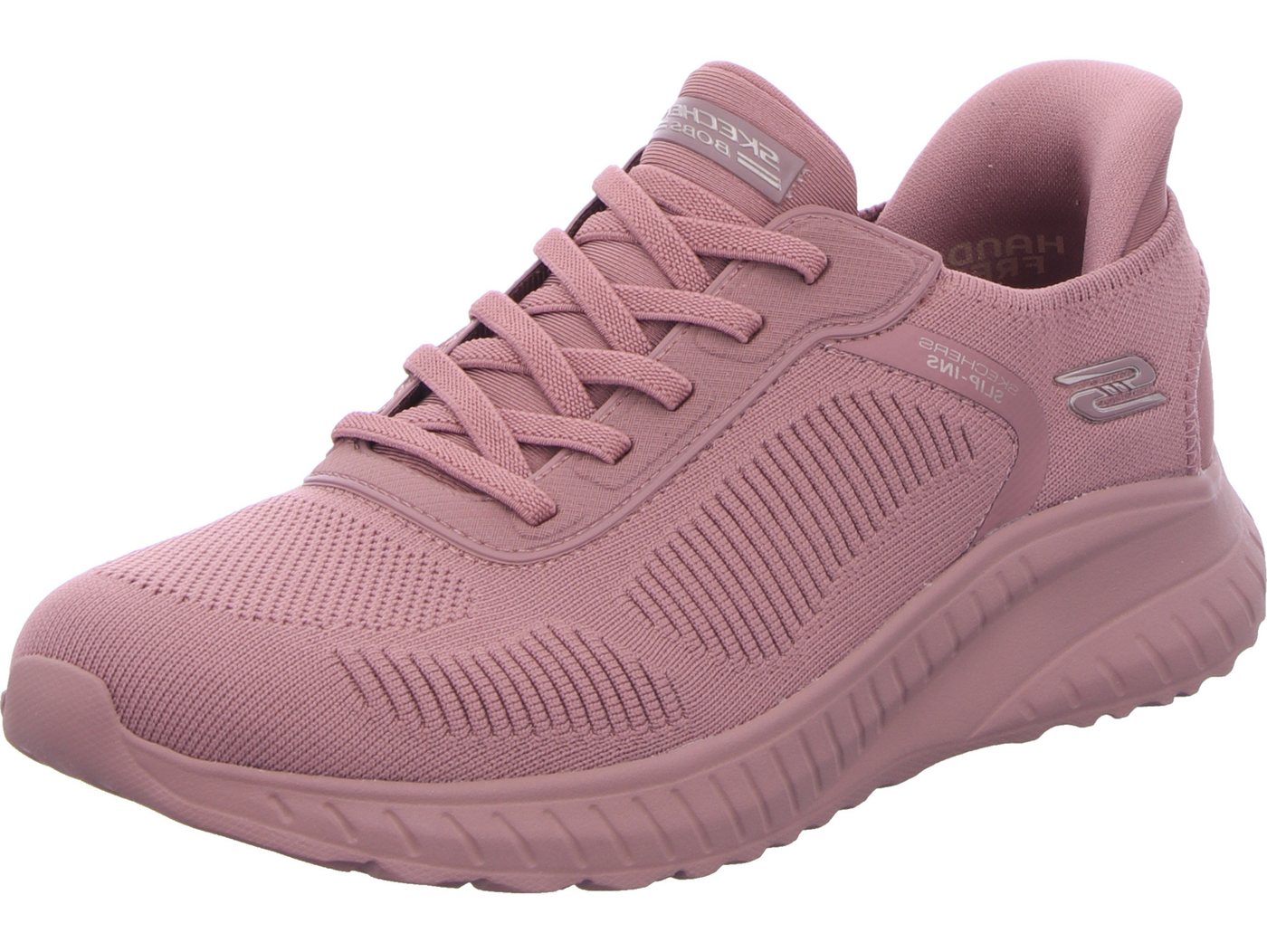Skechers BOBS Squad Chaos-CURRENT MUSE Slip-On Sneaker Slip-ins, Maschinenwaschbar (rosa)