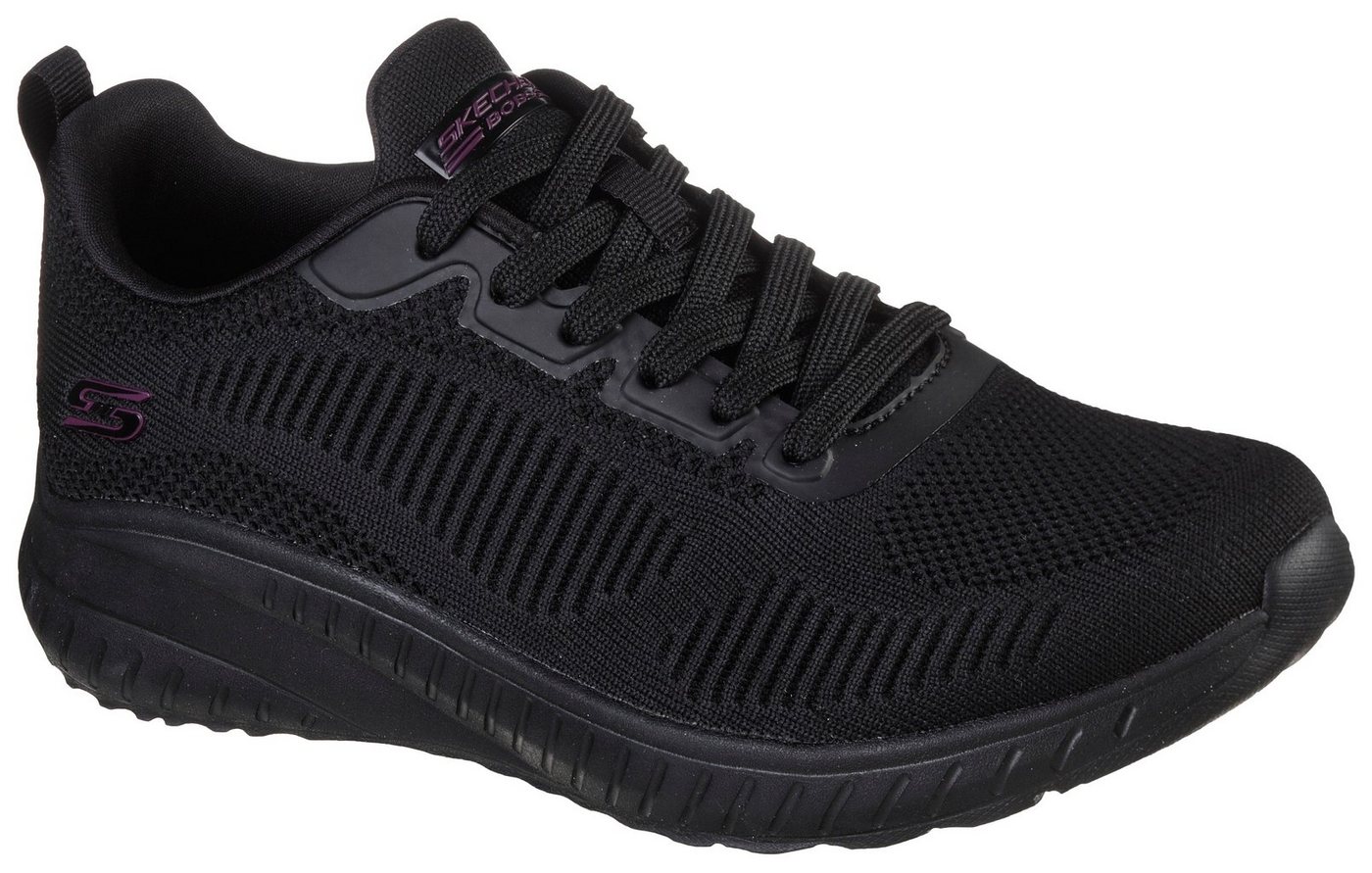 Skechers BOBS SQUAD CHAOS FACE OFF Sneaker Freizeitschuh, Halbschuh, Schnürschuh mit Komfort-Innensohle