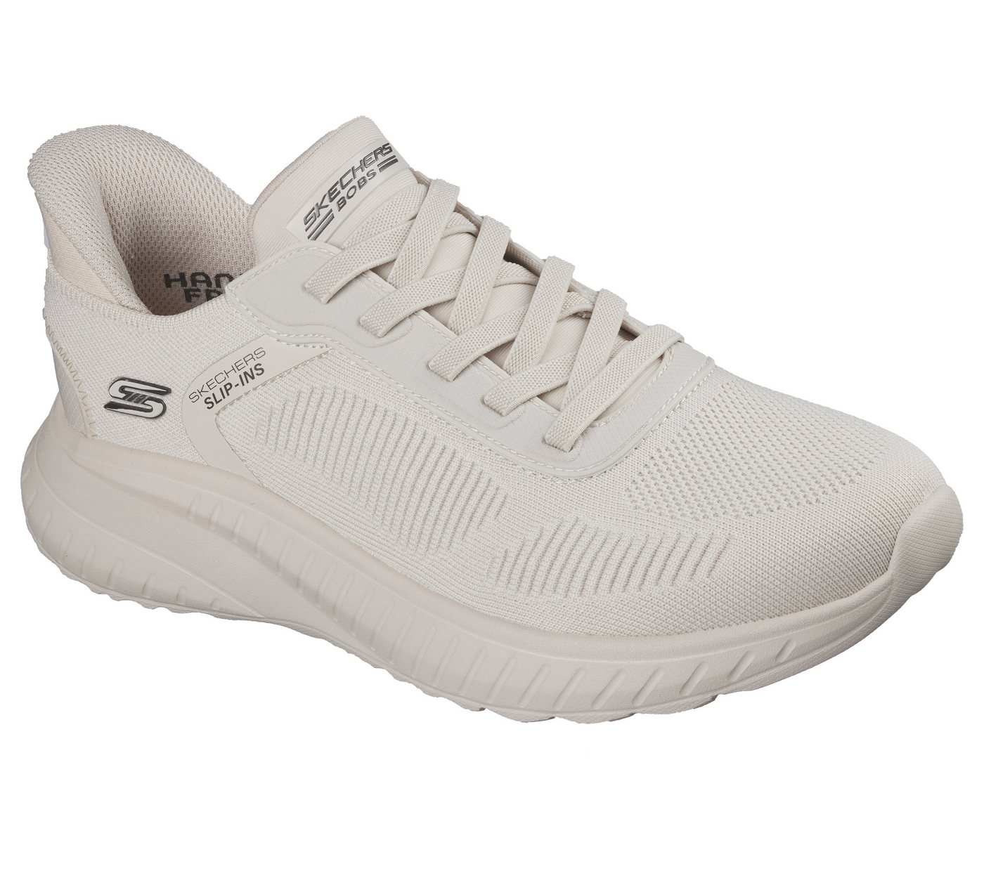 Skechers BOBS SQUAD CHAOS-SOLID STEP Slip-On Sneaker Schlupfschuh, Slipper, Sneaker zum Schlupfen