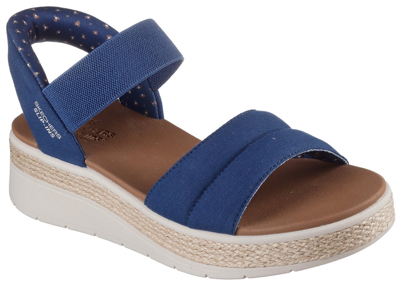 Skechers BOBS SUN RAY Sandale, Keilsandale, Sandalette, Plateausandale mit Plush Foam