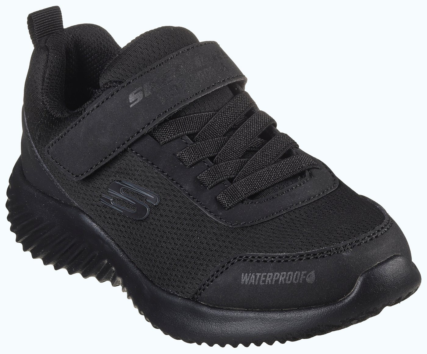 Skechers BOUNDER-DRIPPER DROP Klettschuh, Sneaker, Kommunionsschuh in nahtversiegeltem, wasserdichtem Design