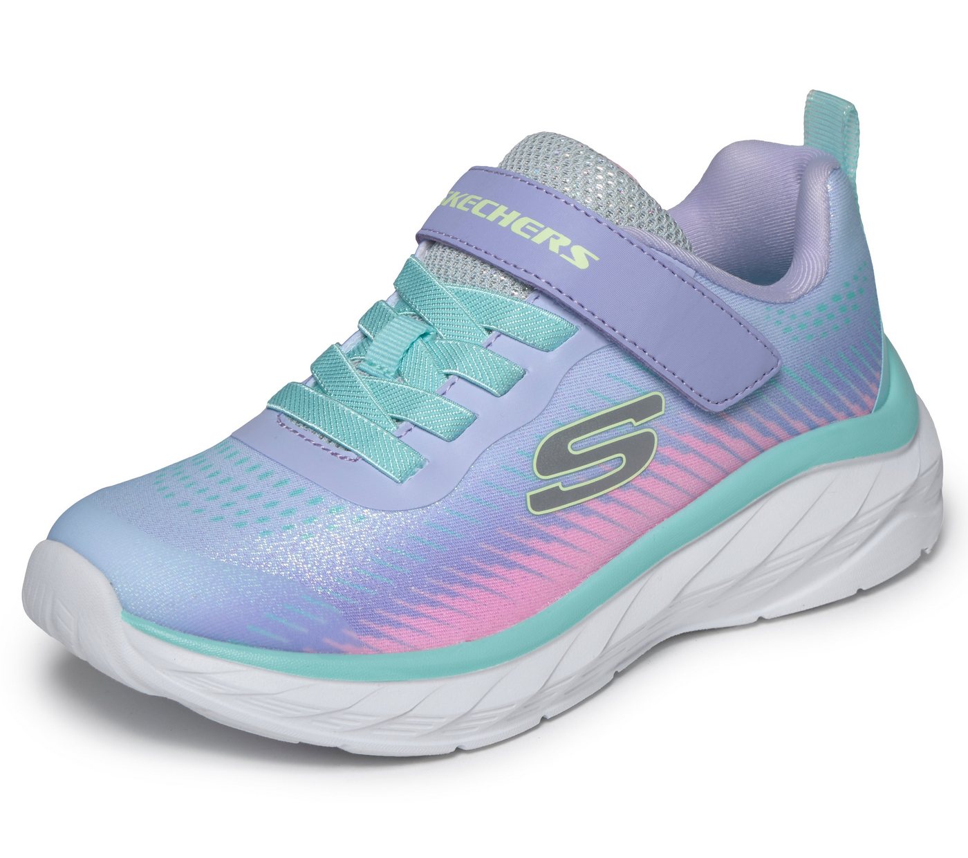 Skechers BOUNDLESS Sneaker Schnürschuh mit Farbverlauf, Größenschablone zum Download (lila)