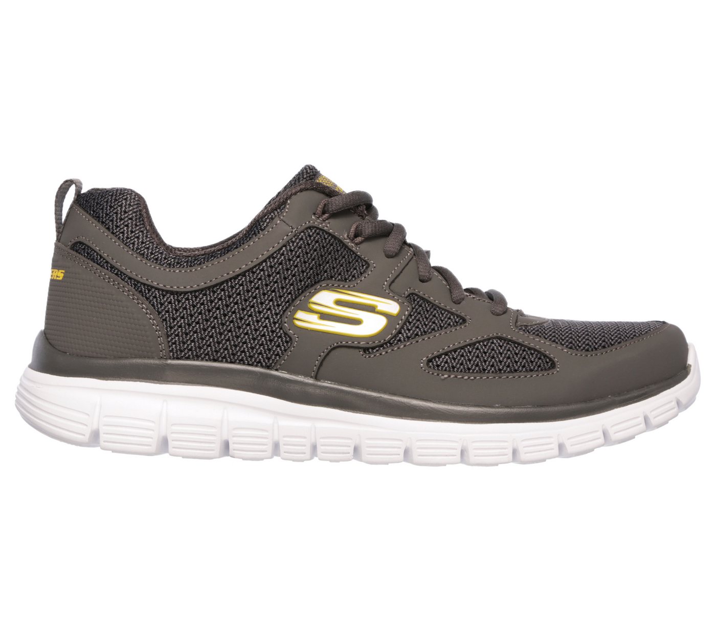 Skechers BURNS-AGOURA Sneaker Schnürschuh, Sportschuh mit Memory Foam (grau)