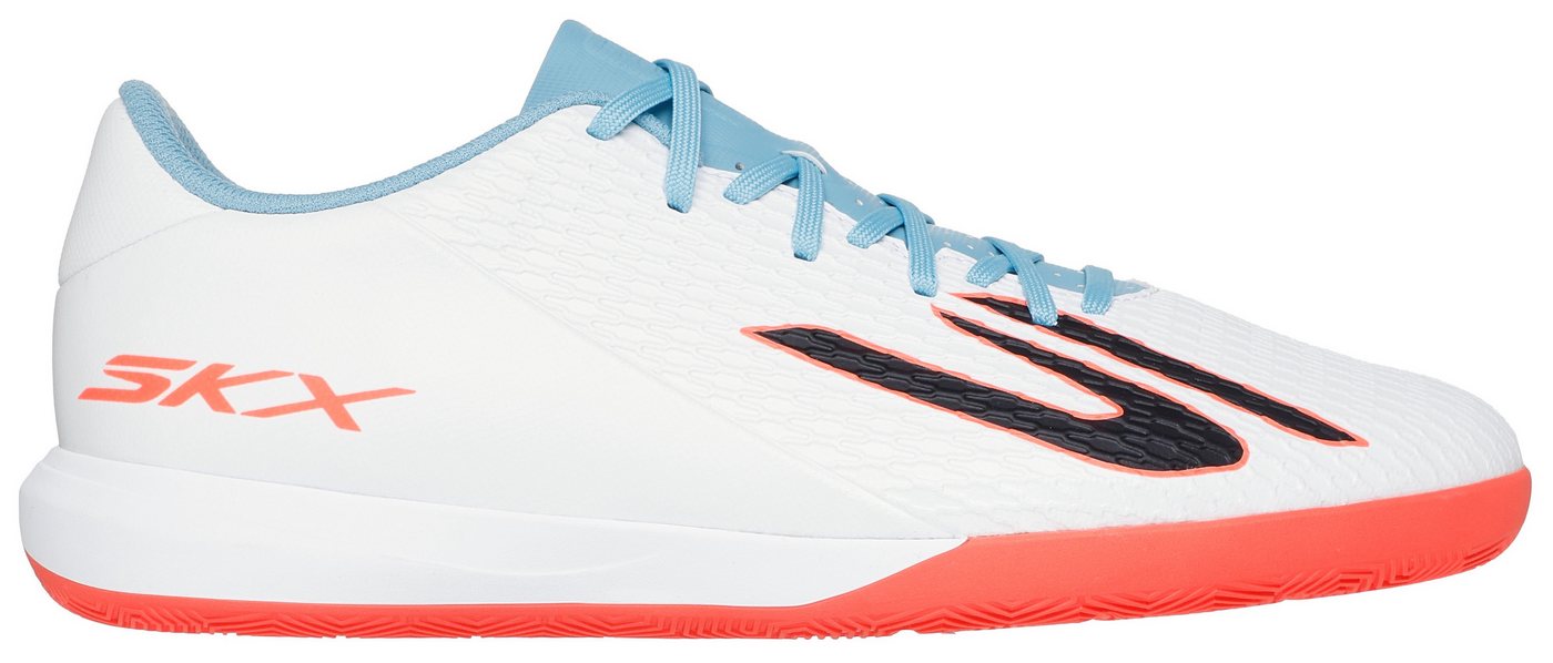 Skechers CLUB IC, Go Soccer Mens, Skechers Skx_2 Club Ic Fußballschuh Hallenfußballschuh mit leichter Skechers Move Foam™-Dämpfung (weiß)
