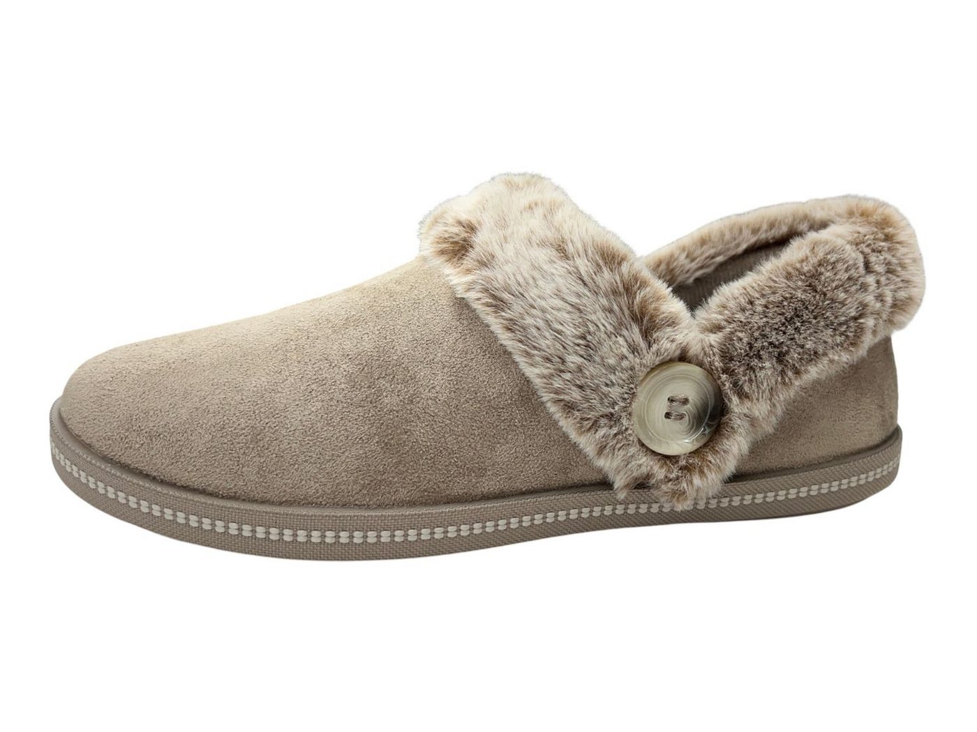 Skechers Damen Hausschuh Skechers COZY CAMPFIRE-FRESH TOAST 167219/DKTP taupe Hausschuh