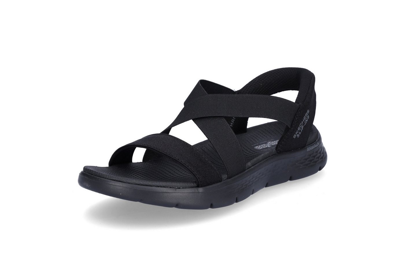 Skechers Damen Sandale Go Walk Flex Glimmer Up schwarz Sandale