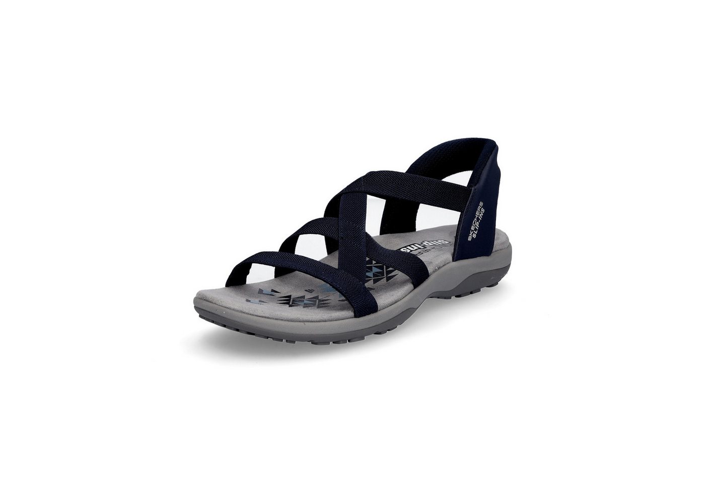 Skechers Damen Sandale Reggae Slim Stretch Flex navy Sandale