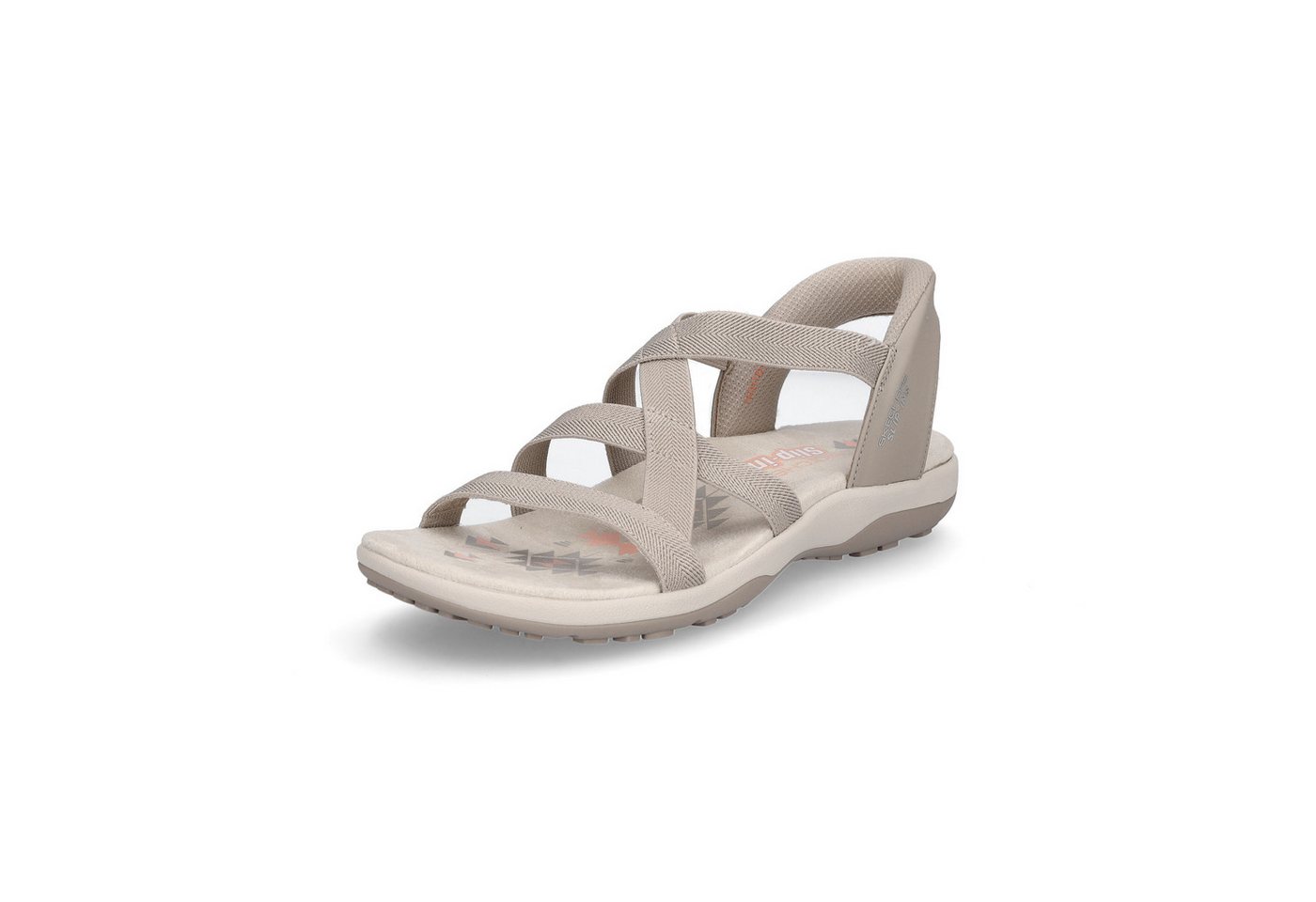 Skechers Damen Sandale Reggae Slim Stretch Flex taupe Sandale