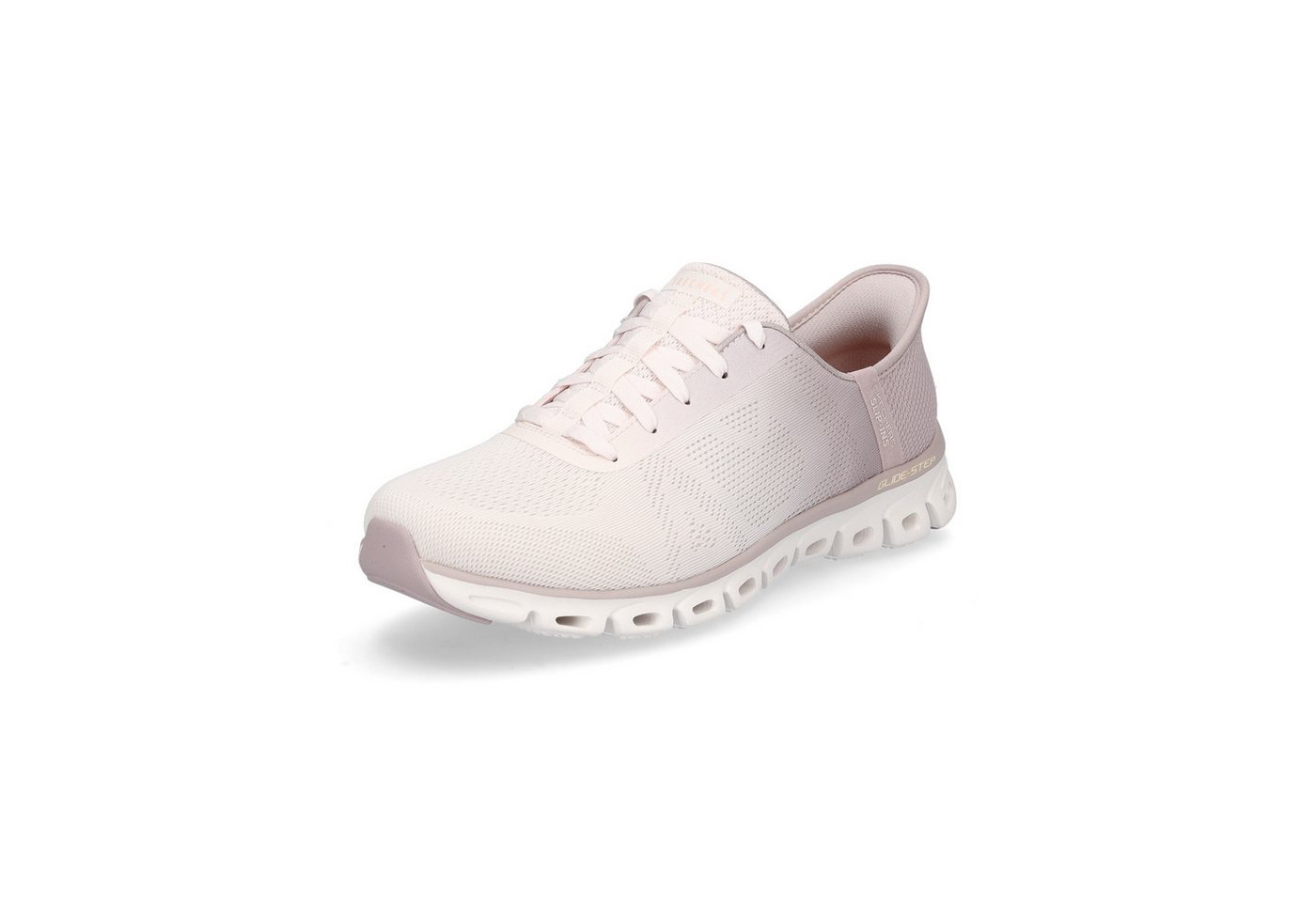 Skechers Damen Slip-in Sneaker Glide-Step Excite rosa Sneaker