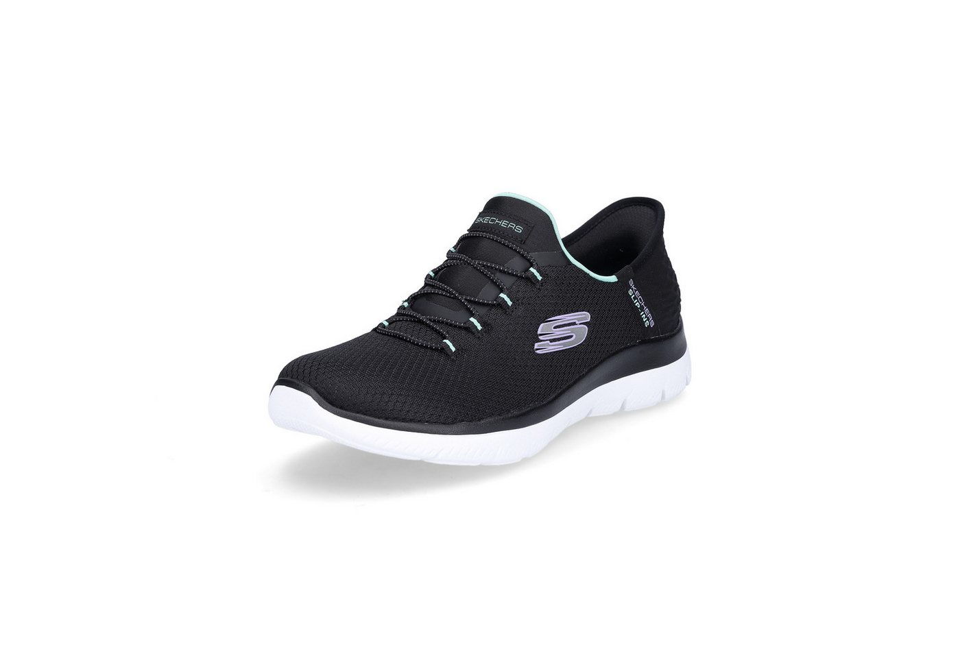 Skechers Damen Slip-in Sneaker Summits Diamond Dream schwarz Sneaker