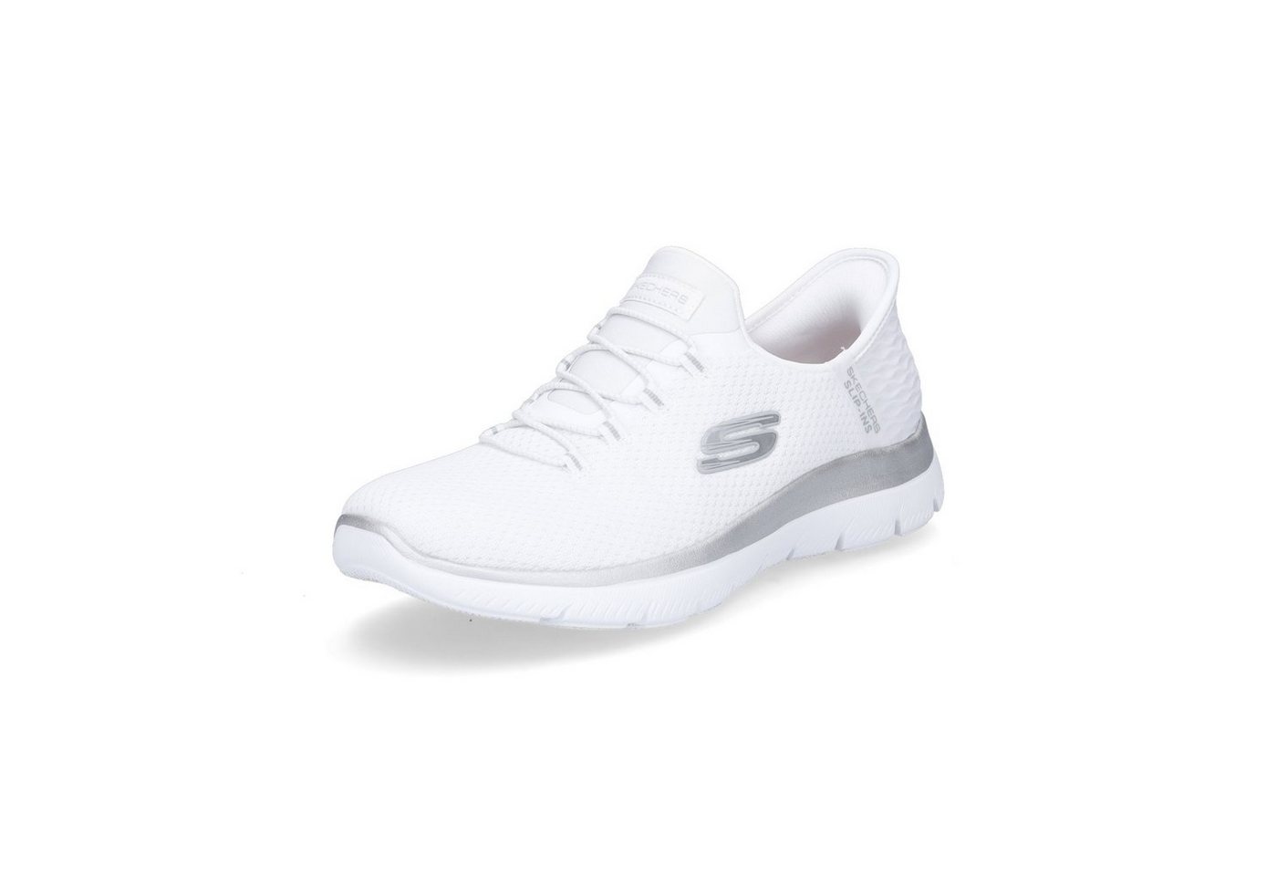 Skechers Damen Slip-in Sneaker Summits Diamond Dream weiß Sneaker