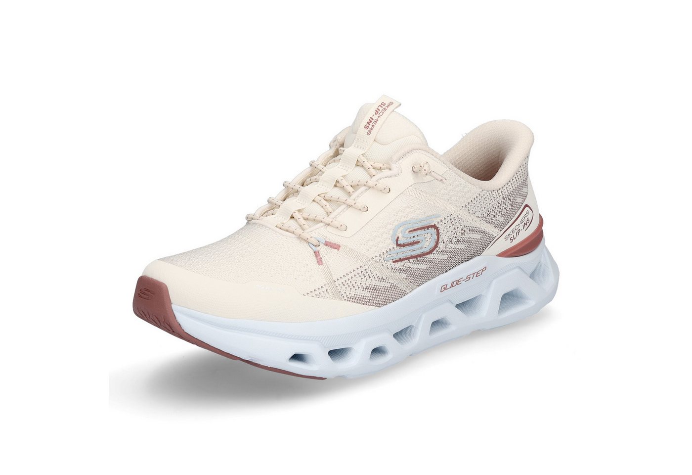 Skechers Damen Sneaker Glide-Step Altus Fast Lane beige Sneaker