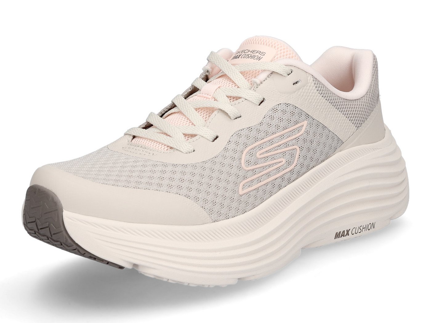 Skechers Damen Sneaker Max Cushioning Endeavour beige Sneaker