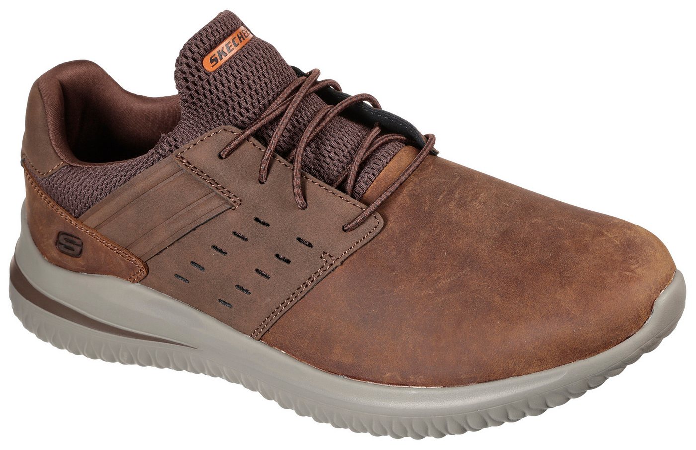 Skechers DELSON 3.0 Slip-On Sneaker, Sneaker, Freizeitschuh, Slipper mit Goga Mat®-Fußgewölbestützung