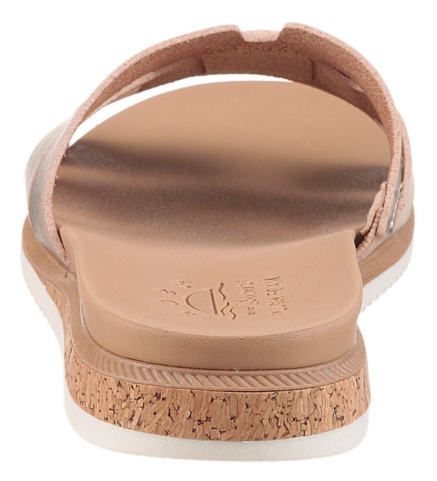 Skechers DESERT KISS LOW-PEAK LOOK Pantolette, Flats, Sandale mit Fußbett