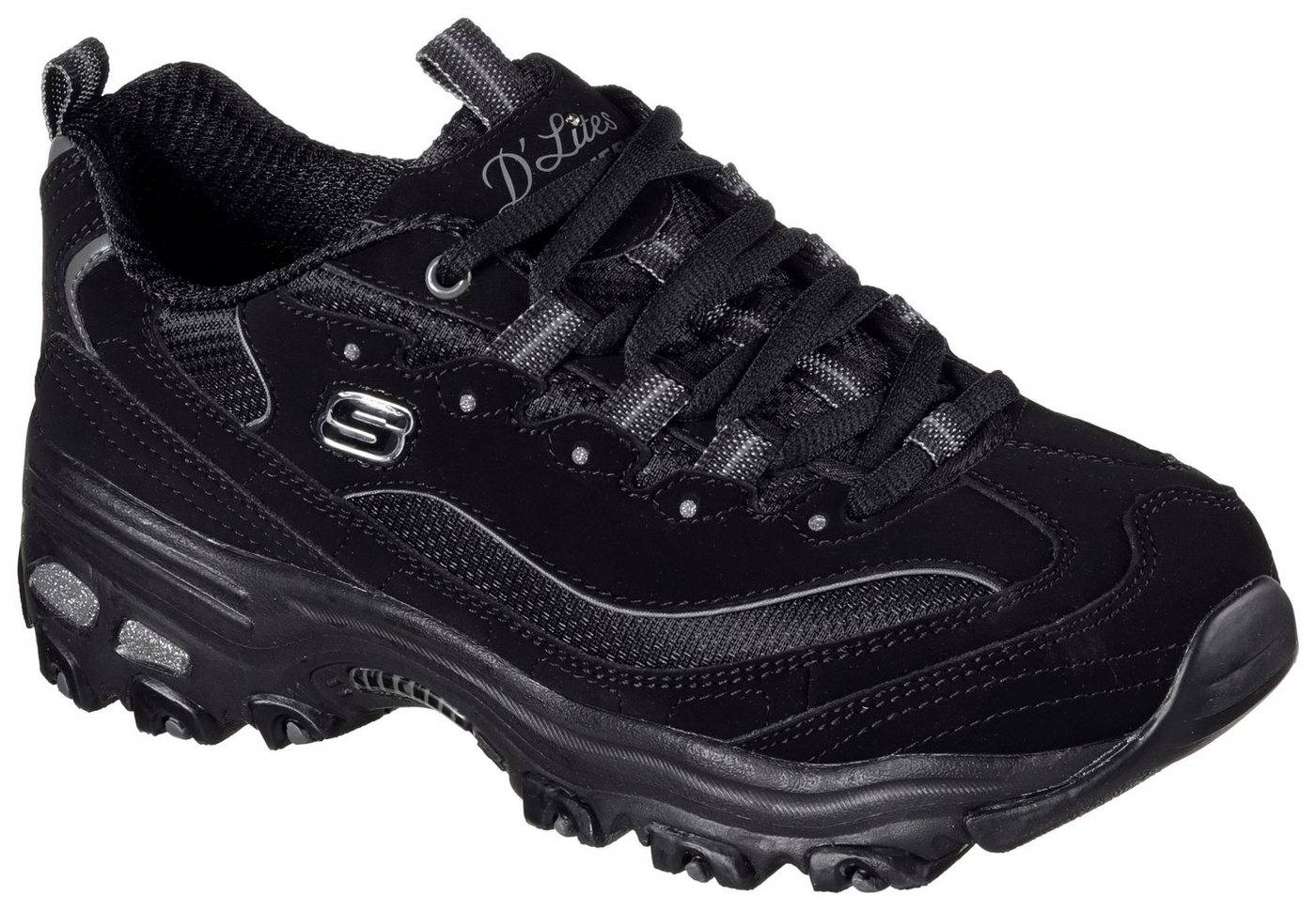 Skechers D´Lites - Biggest Fan Sneaker Freizeitschuh, Halbschuh, Schnürschuh im trendigen Chunky-Style