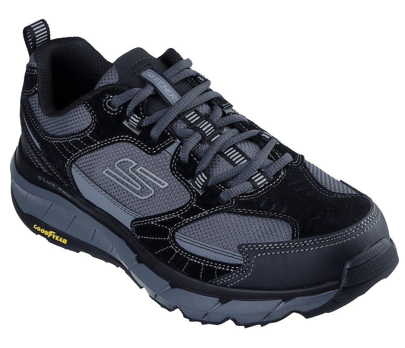 Skechers D'LUX PRO Sneaker Schnürschuh mit rutschhemmender Goodyear Laufsohle