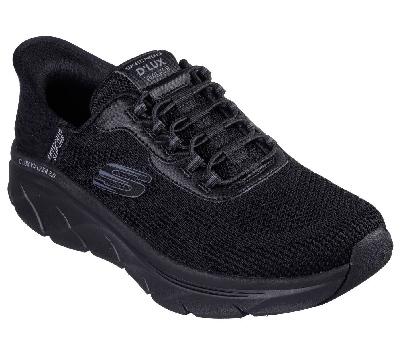 Skechers D'LUX WALKER 2.0 REZINATE Slip-On Sneaker Skechers Air-Cooled Memory Foam Komfort-Einlegesohle