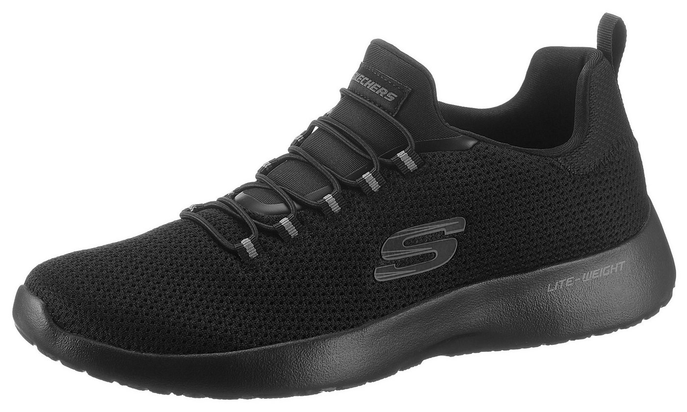 Skechers DYNAMIGHT Slip-On Sneaker Slipper, Sneaker mit Memory Foam (schwarz)