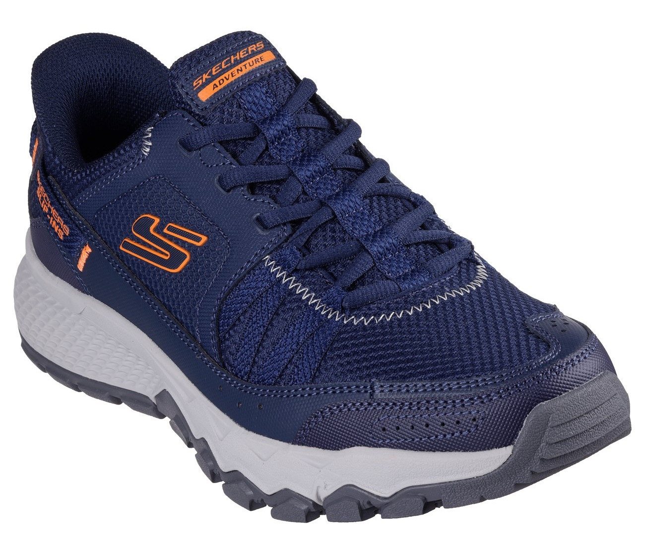 Skechers DYNAMITE AT Slip-On Sneaker, Trekkingschuh, Freizeitschuh mit robuster Laufsohle