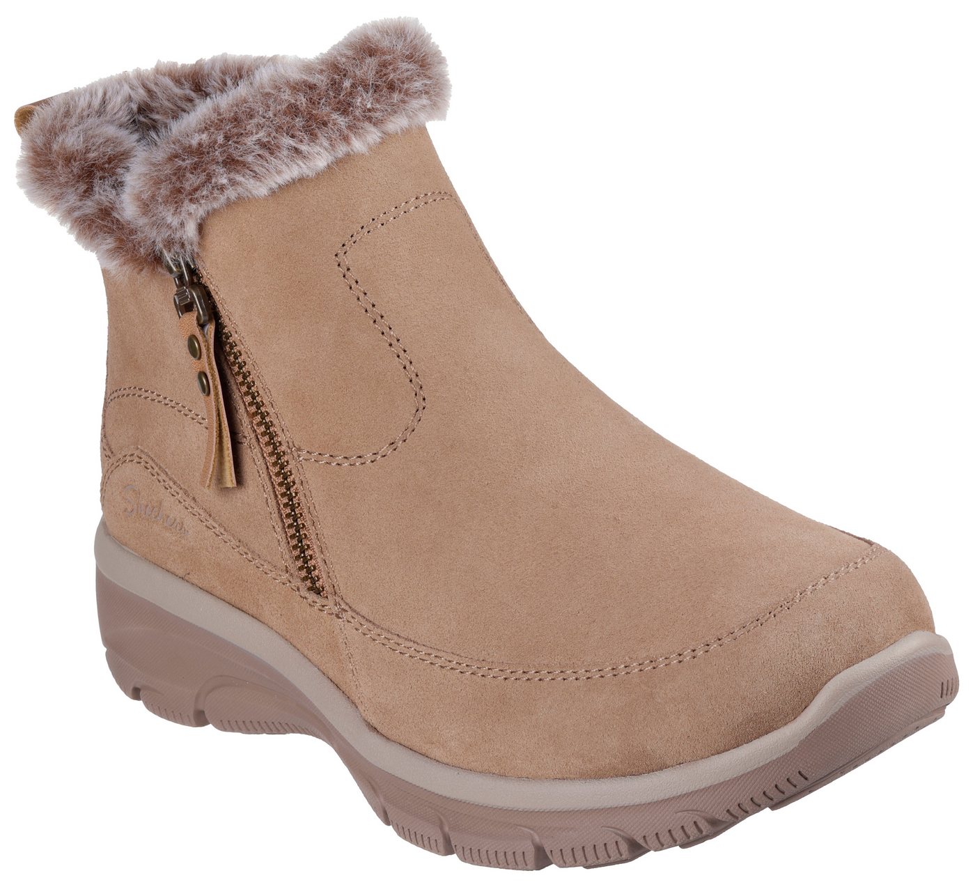 Skechers EASY GOING-COOL ZIP Winterboots Winterschuh, Reißverschlussstiefel mit 3M Scotchgard-Imprägnierung