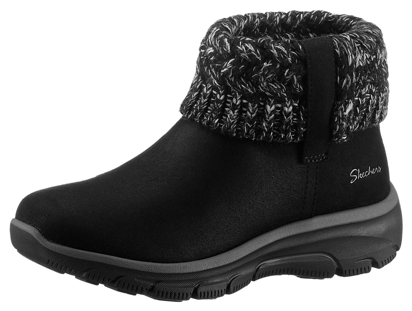 Skechers EASY GOING-COZY WEATHER Schlupfboots, Schlupfstiefel, Winterstiefel, Boots mit Warmfutter