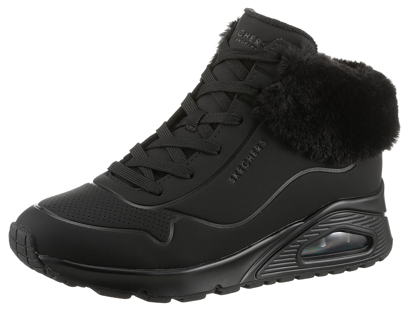 Skechers ESS - STREET GIRLS Winterboots, Schnürstiefel mit Skech-Air®-Zwischensohle mit Luftkissendämpfung