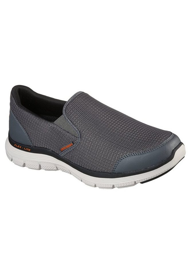 Skechers FLEX ADVANTAGE 4.0 Tuscan Sneaker (grau/orange)