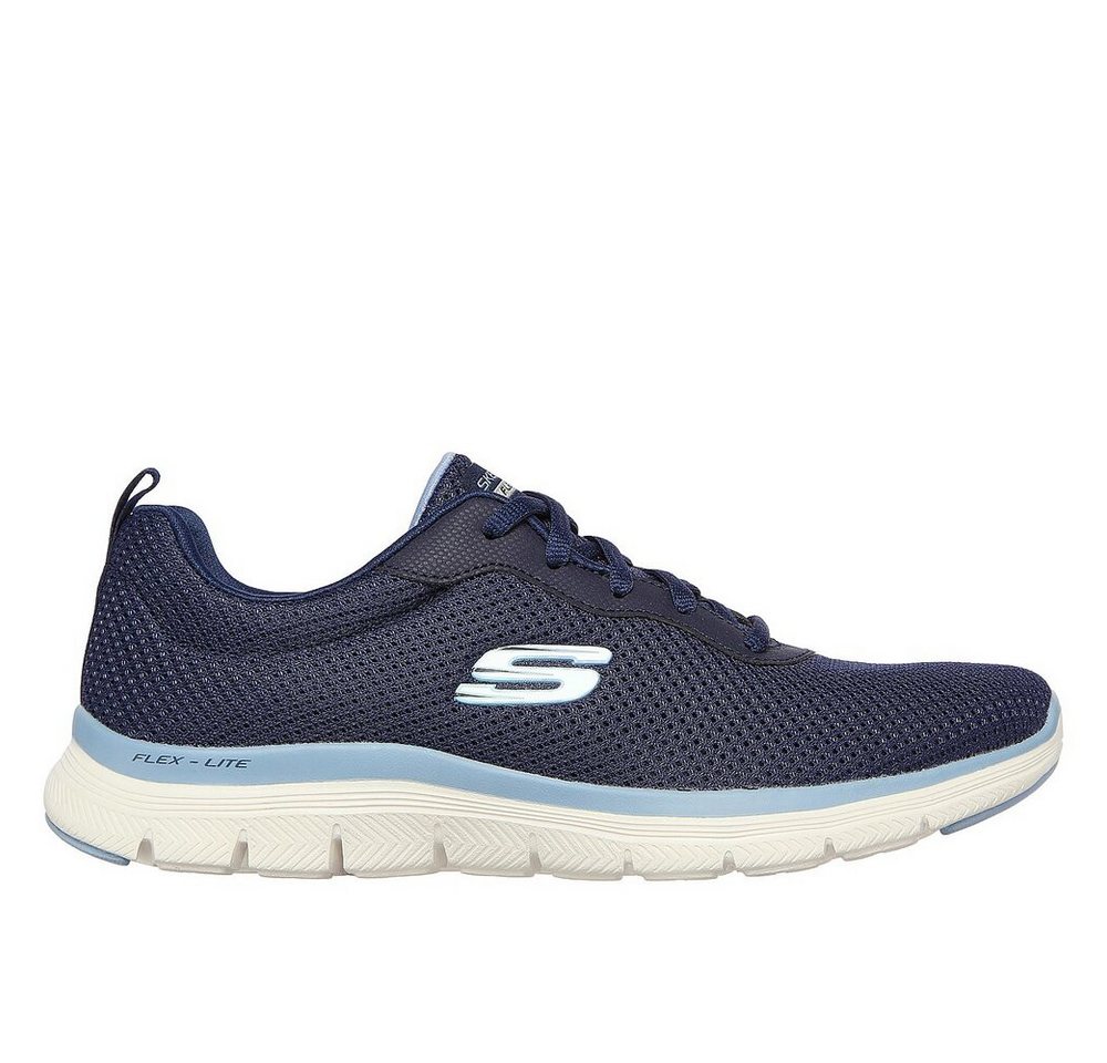 Skechers - FLEX APPEAL 4.0 BRILLIANT VIEW - Blau Schnürschuh